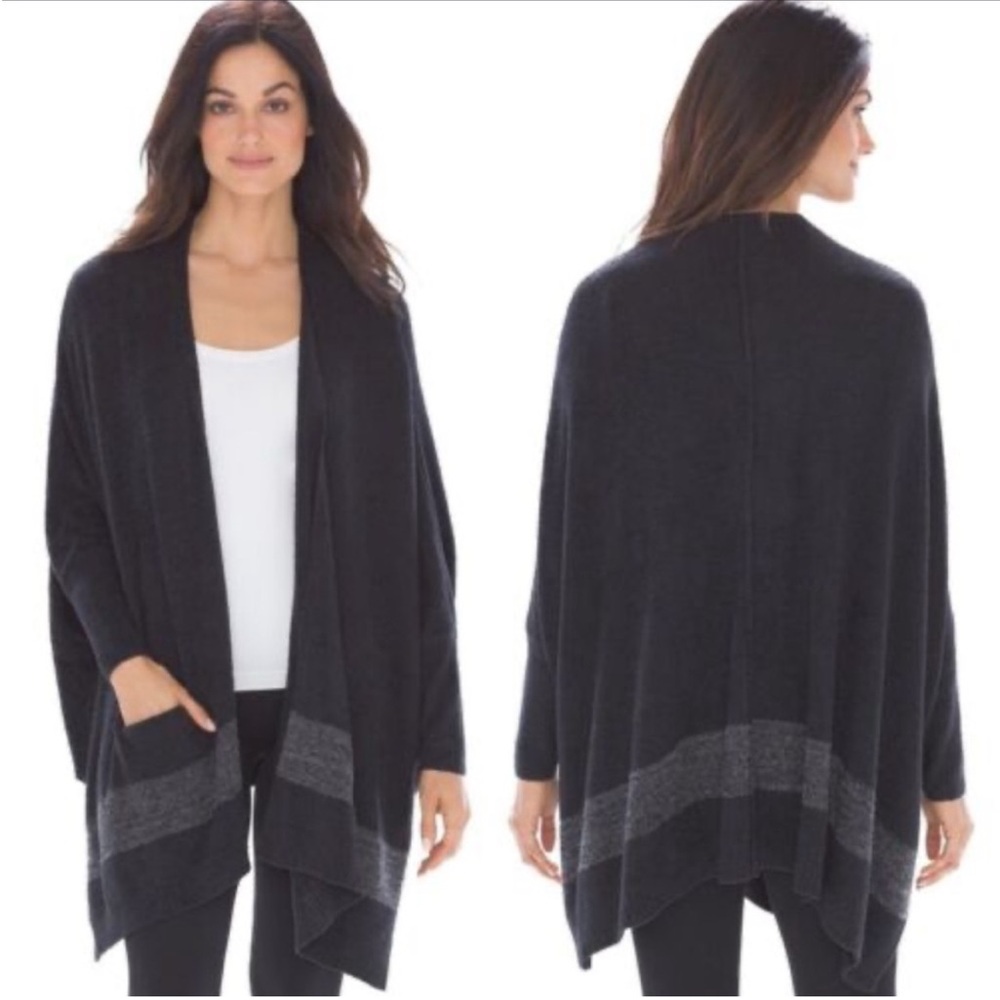 Barefoot Dreams Cliffside Cardigan One Size Plus